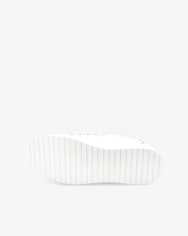 Baskets confort cuir blanc