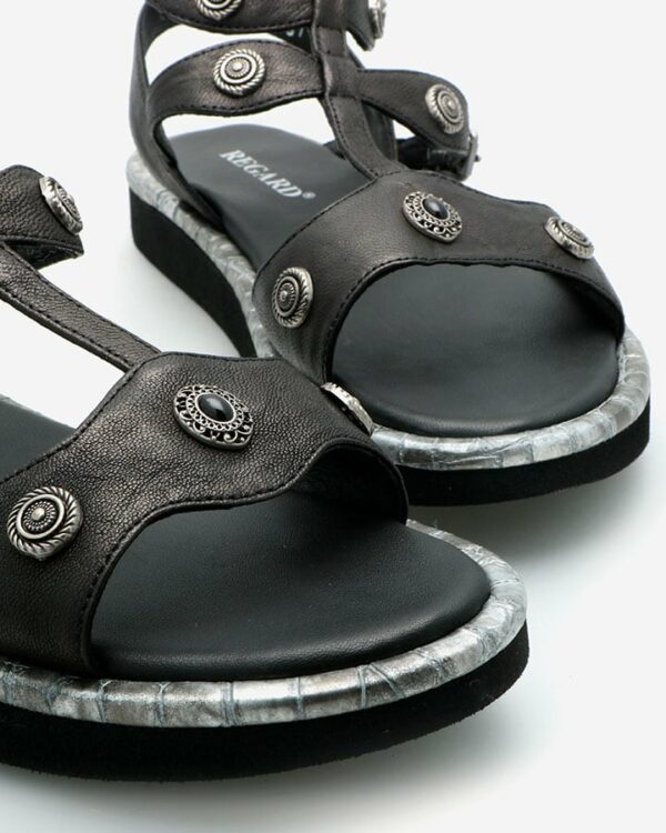 Sandales confort femme noir